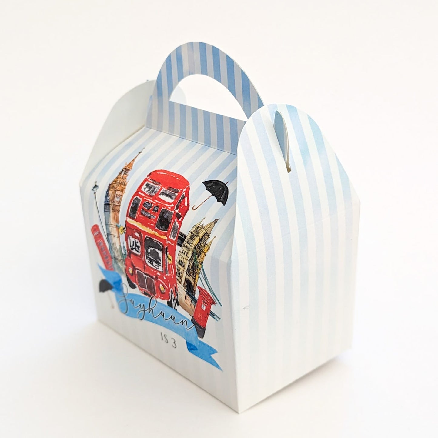 LONDON BUS Children’s Birthday Party Treat boxes Gift Favour