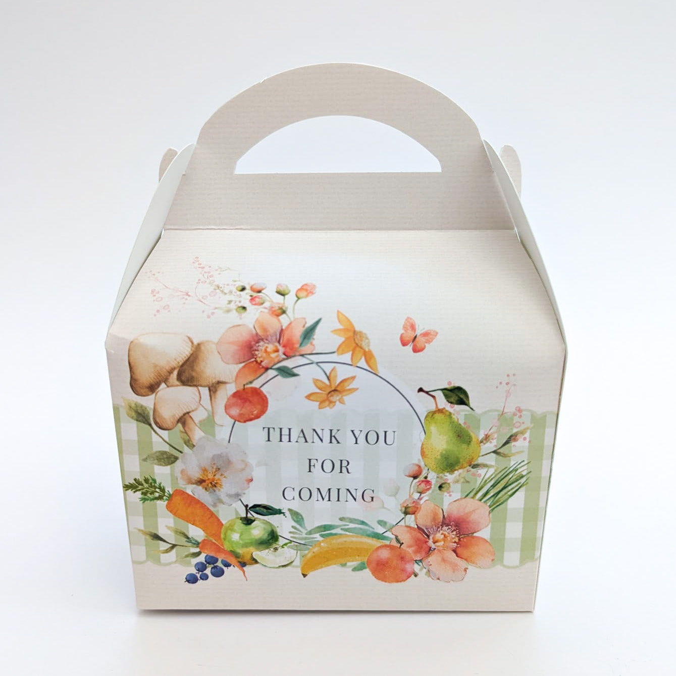 FARMERS MARKET Fruit and Veg Personalised Children’s Party Box Gift Bag Favour