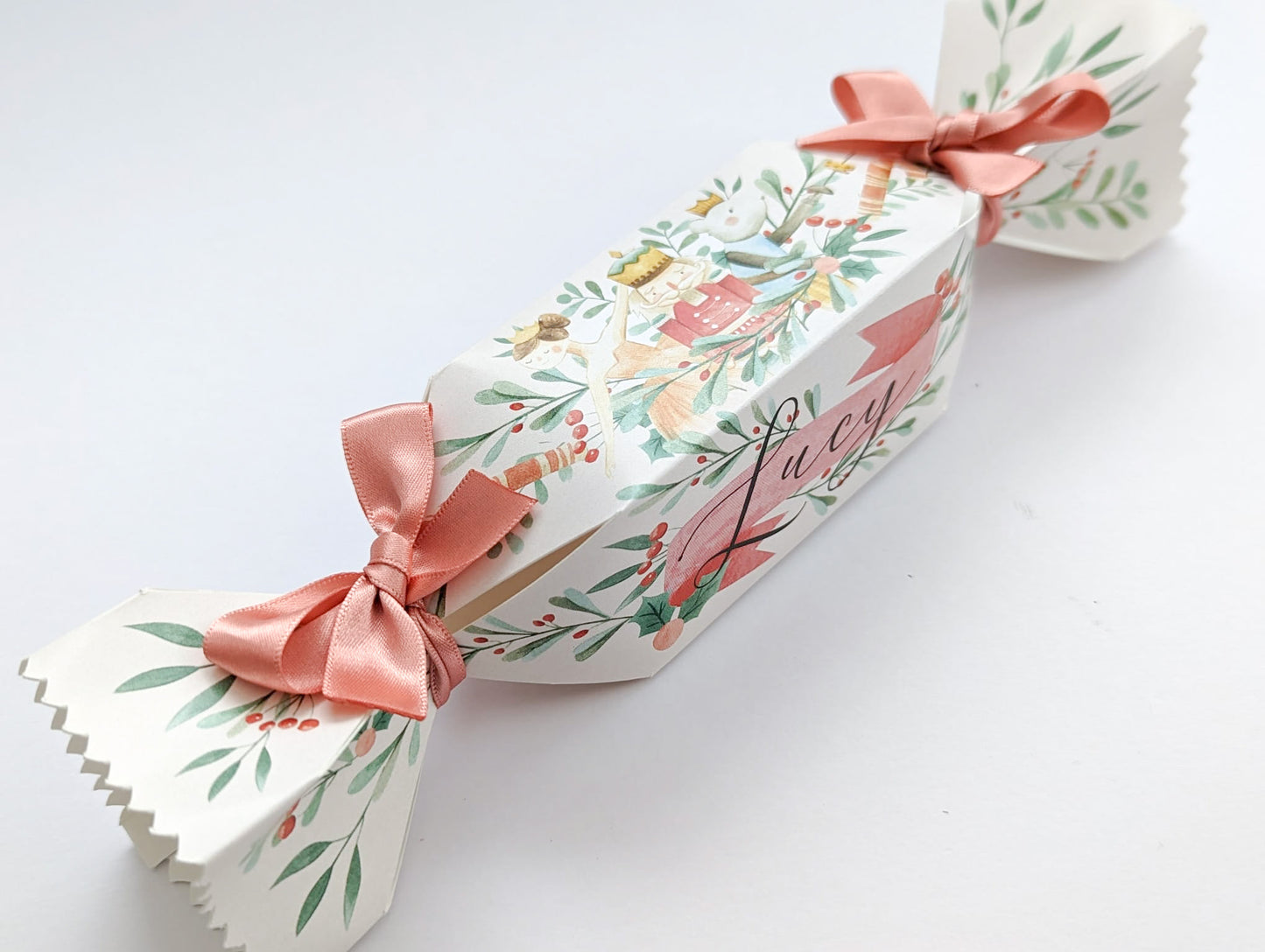 Personalised Christmas Cracker Winter Wonderland Treat Box