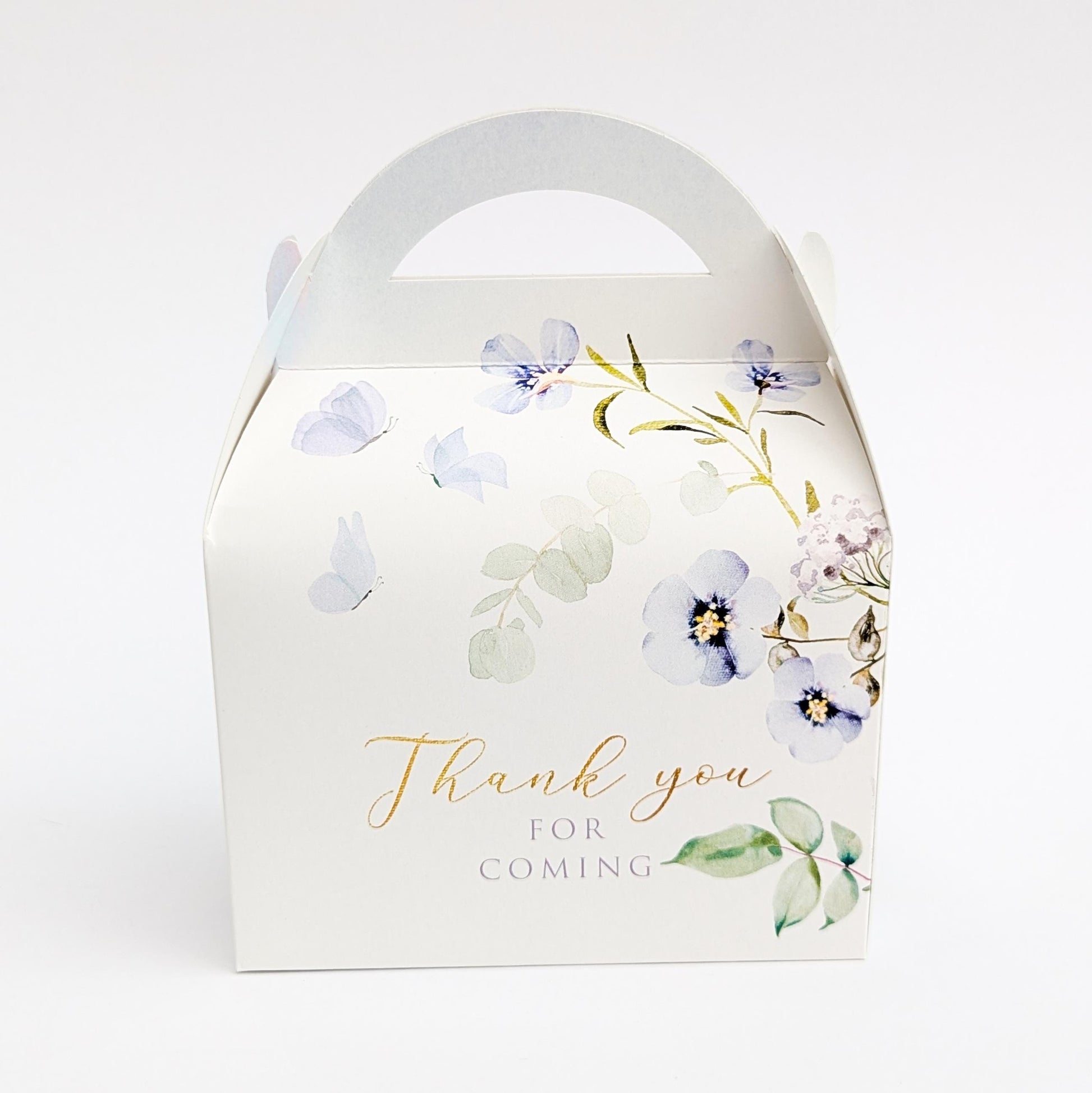Watercolor Floral Personalized Party Box: Secret Garden Favor