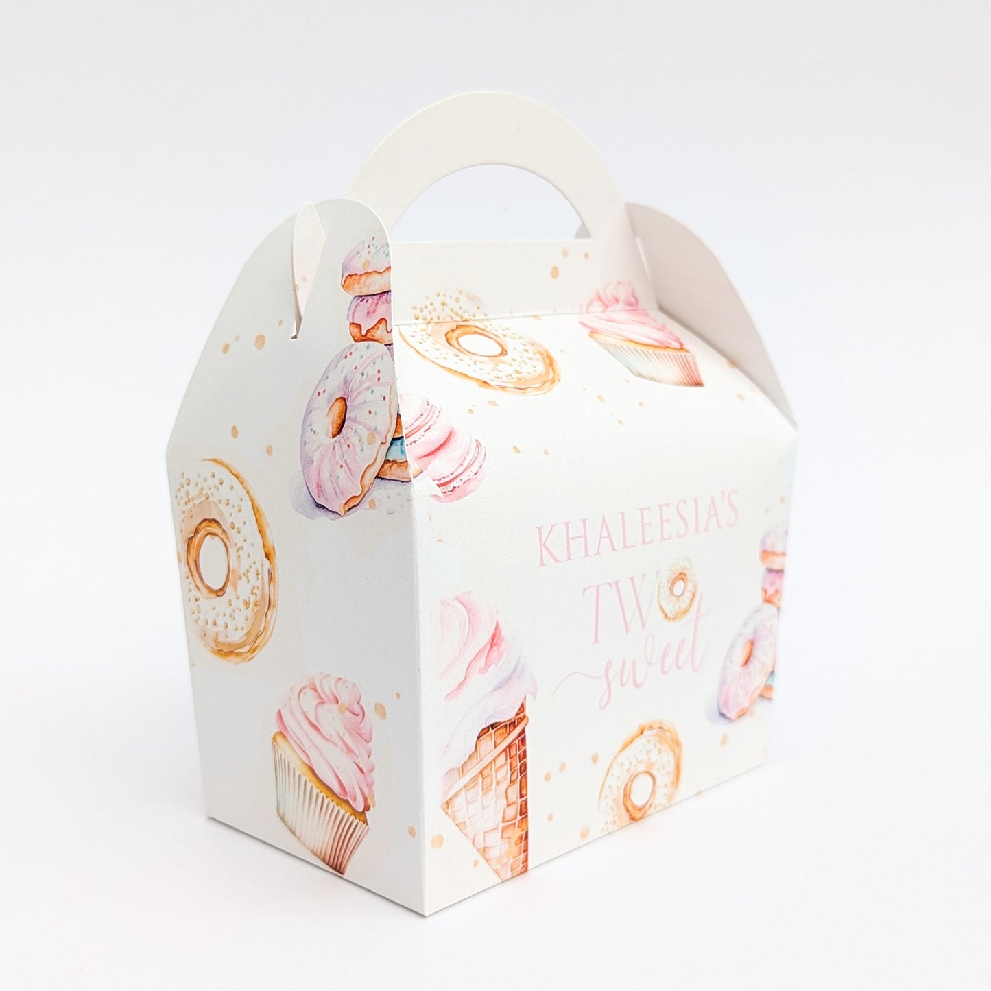CANDYLAND SWEET Personalised Children’s Party Box Gift Bag Favour