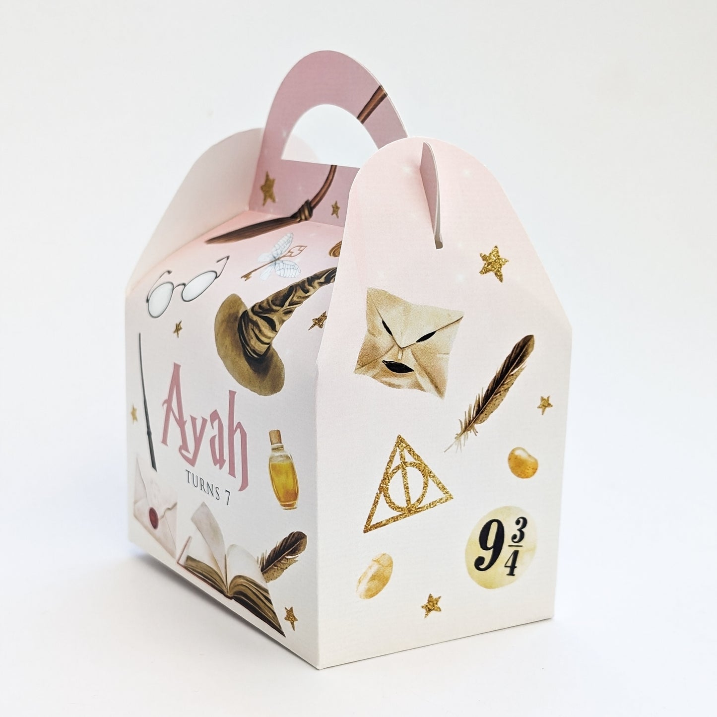 WIZARDING WORLD Personalised Children’s Party Box Gift Bag Favour