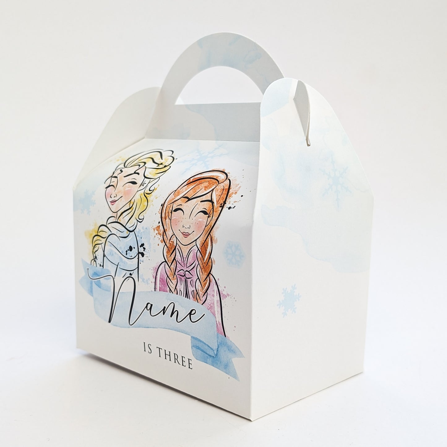 Frozen Elsa Sisters Birthday Party Treat Boxes Gift Bags