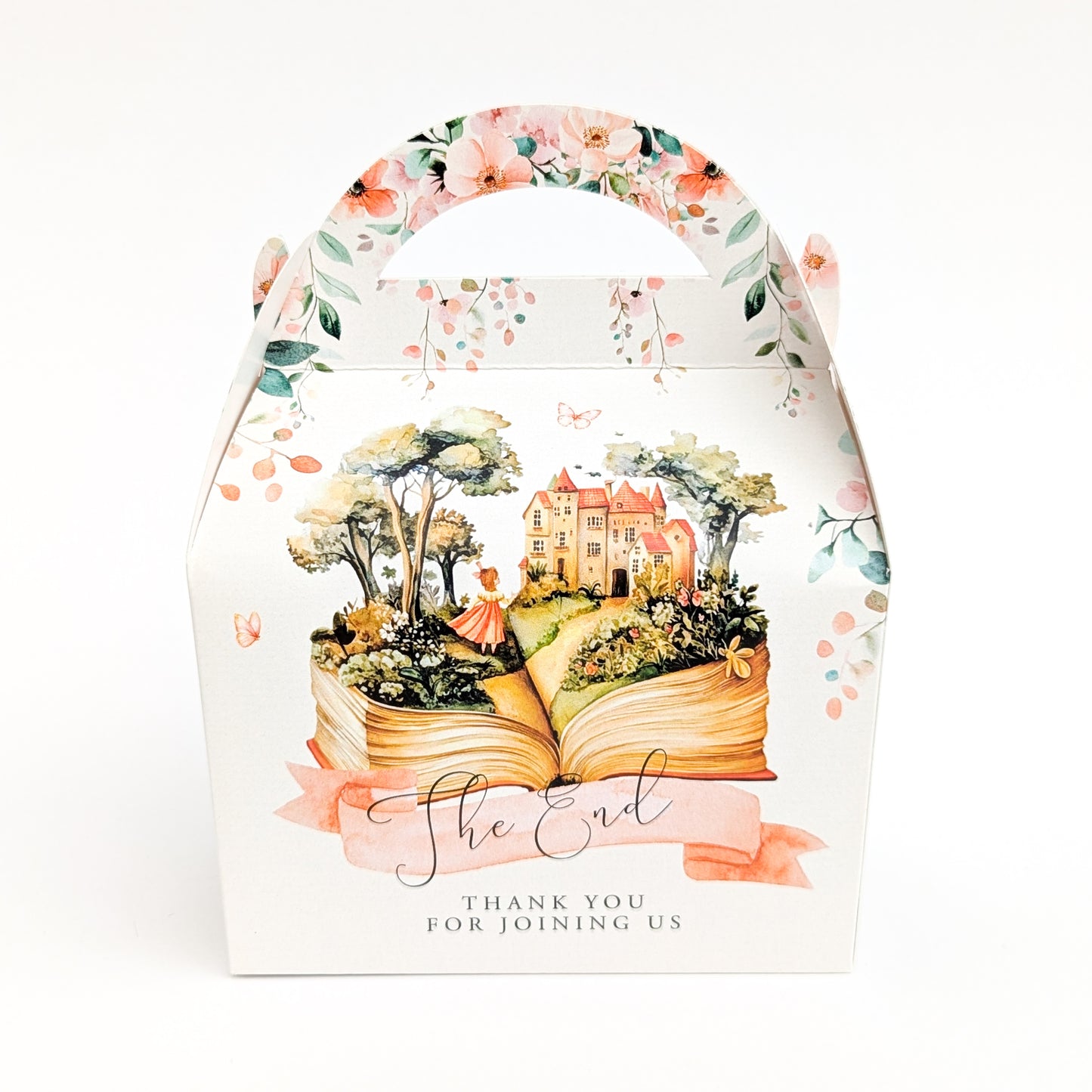 First Chapter Fairies Secret Garden Fairy Watercolour Personalised Children’s Party Box Gift Bag Favour