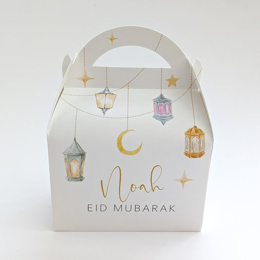 Eid celebration gift / treat box Personalised Children’s Party Box Gift Bag Favour