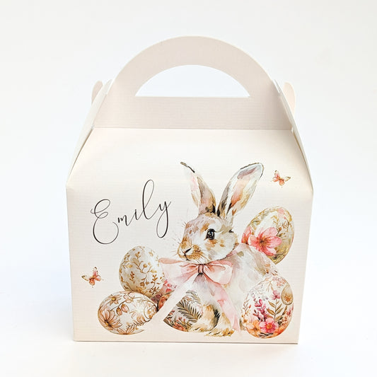 EASTER Spring Animals Personalised Treat Boxes Gift Bags