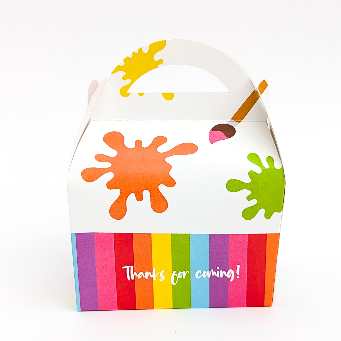 Arty Party Arts and Crafts Paint Personalised Children’s Party Box Gift Bag Favour