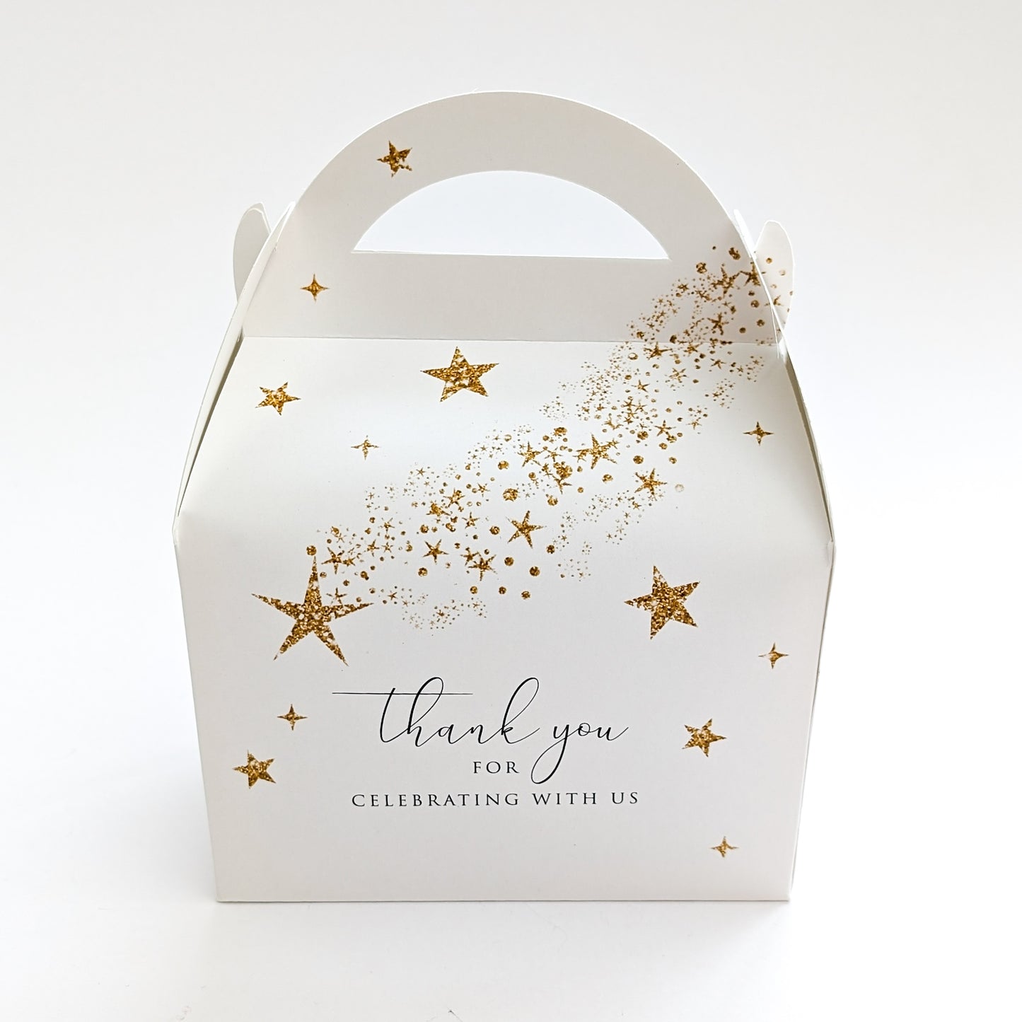 STARDUST Twinkle little star Galaxy Space Personalised Children’s Party Box Gift Bag Favour