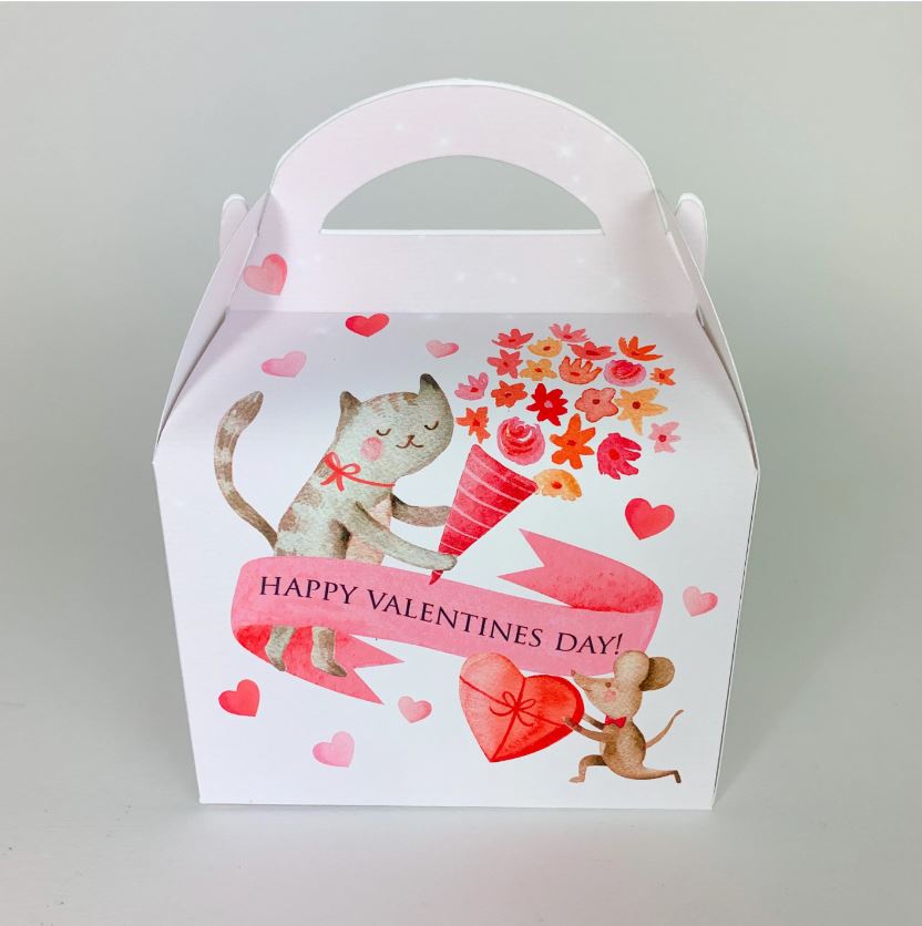 VALENTINES DAY Personalised Treat Boxes Gift Bags
