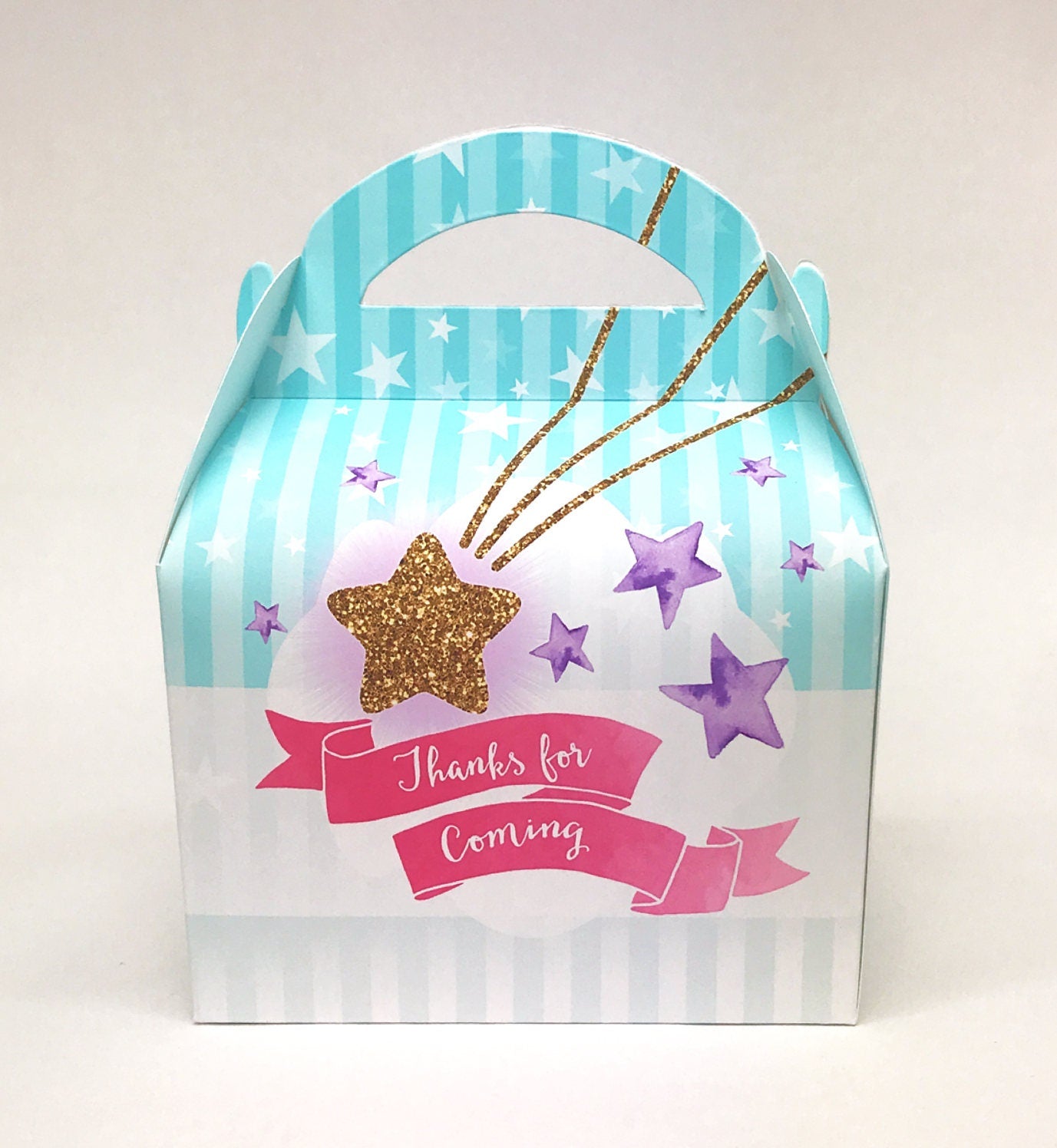 Twinkle Little Star Personalised Children’s Party Box Gift Bag Favour