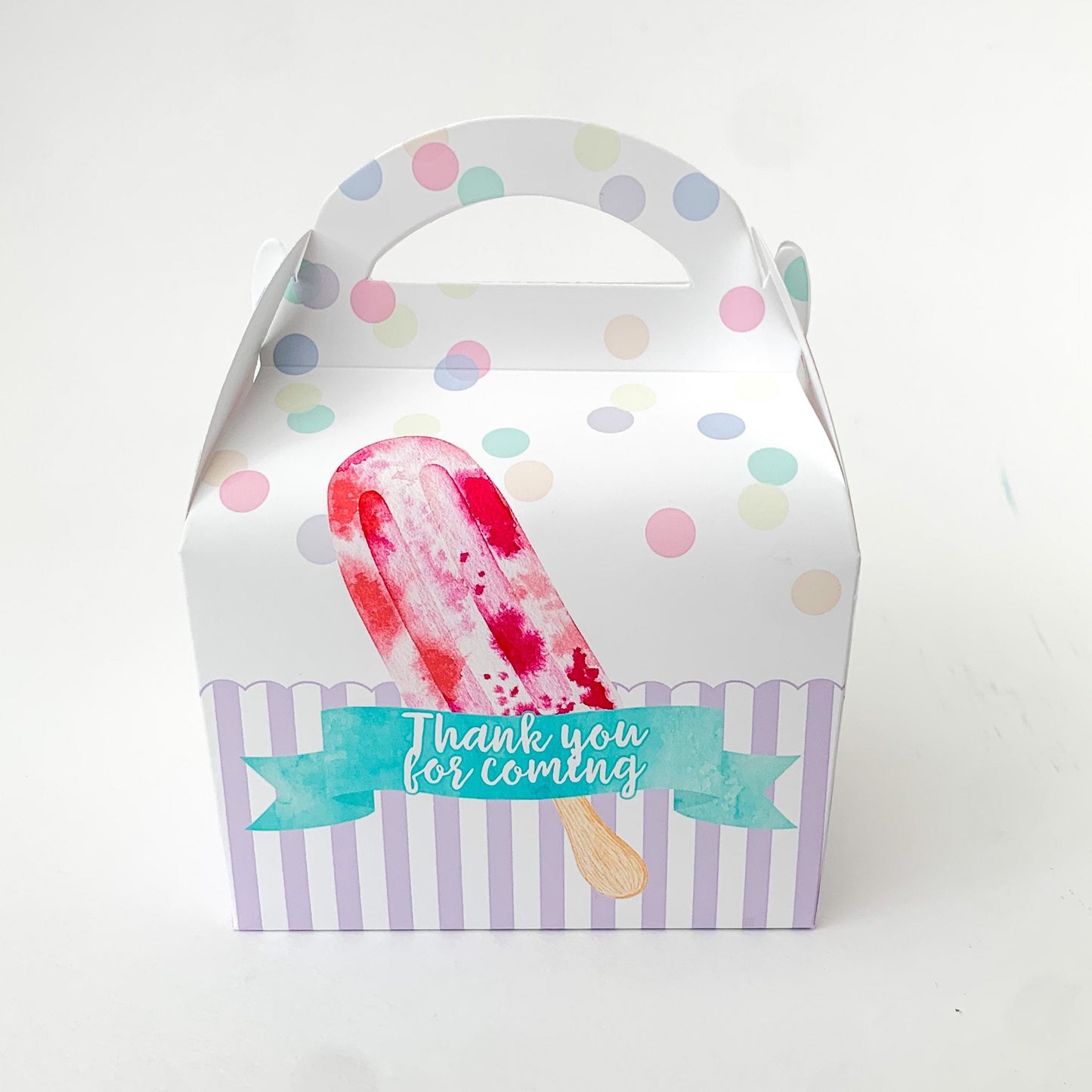 Ice cream and summer daydreams Personalised Children’s Party Boxes