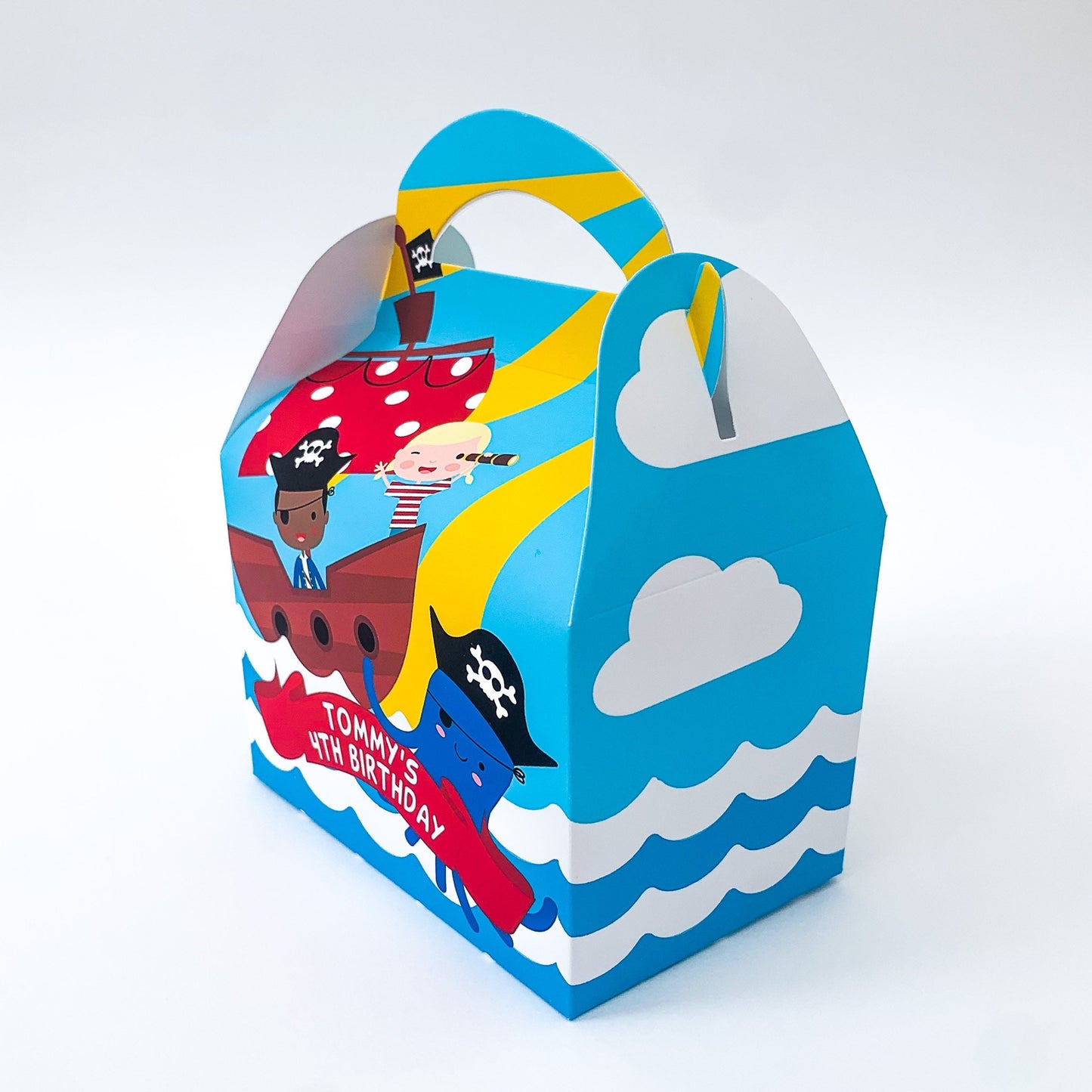Pirates Personalised Children’s Party Box Gift Bag Favour