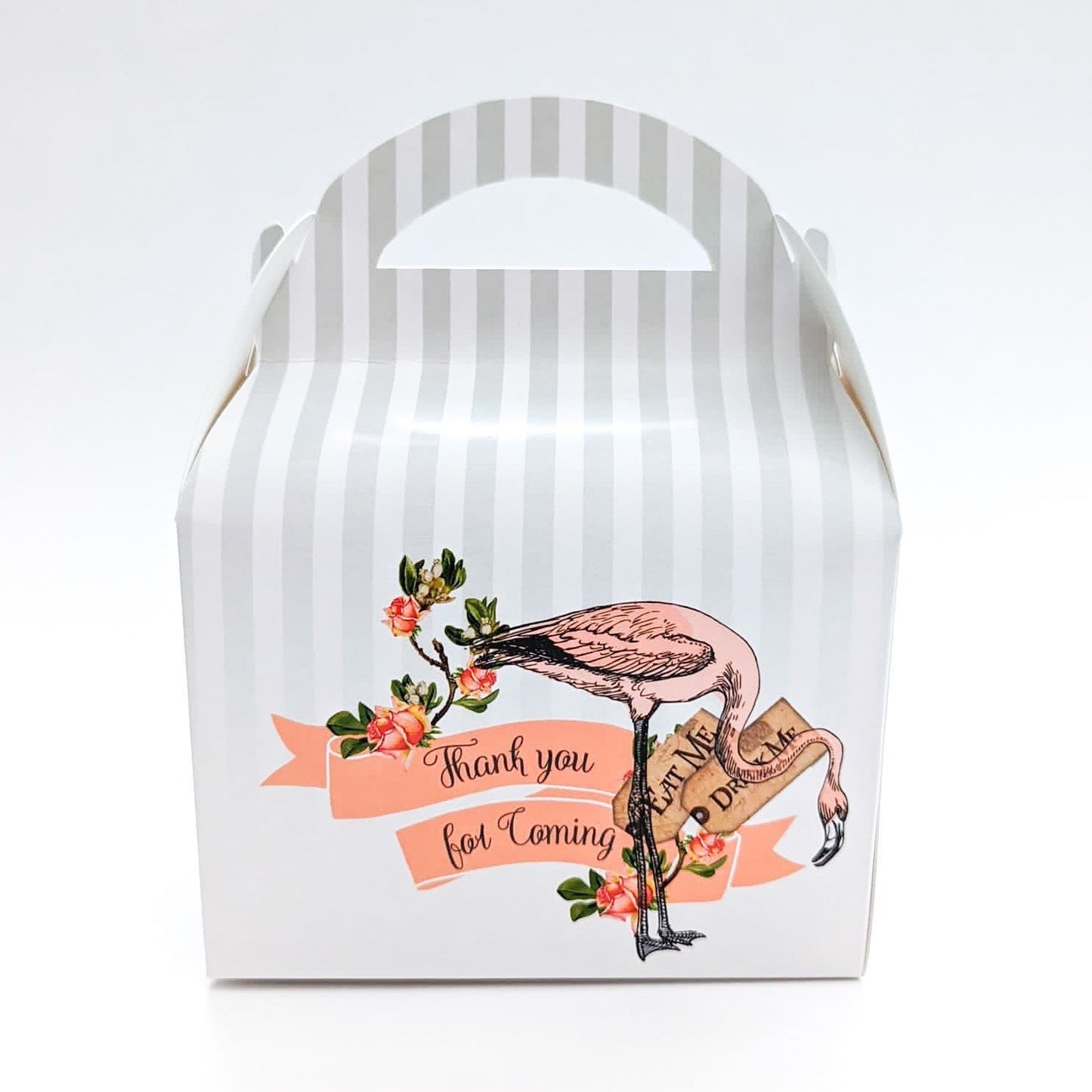 Alice in Wonderland Vintage Style Children’s Party Box Gift Bag Favour