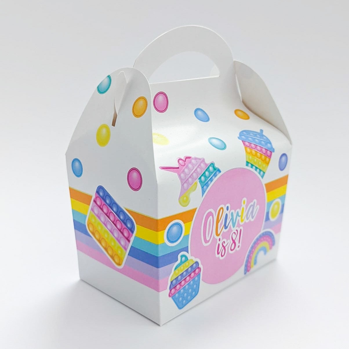 Pop it Personalised Children’s Party Box Gift Bag Favour