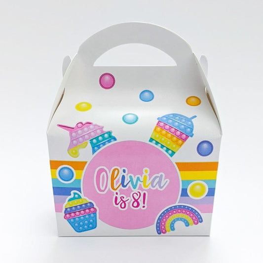 Pop it Personalised Children’s Party Box Gift Bag Favour