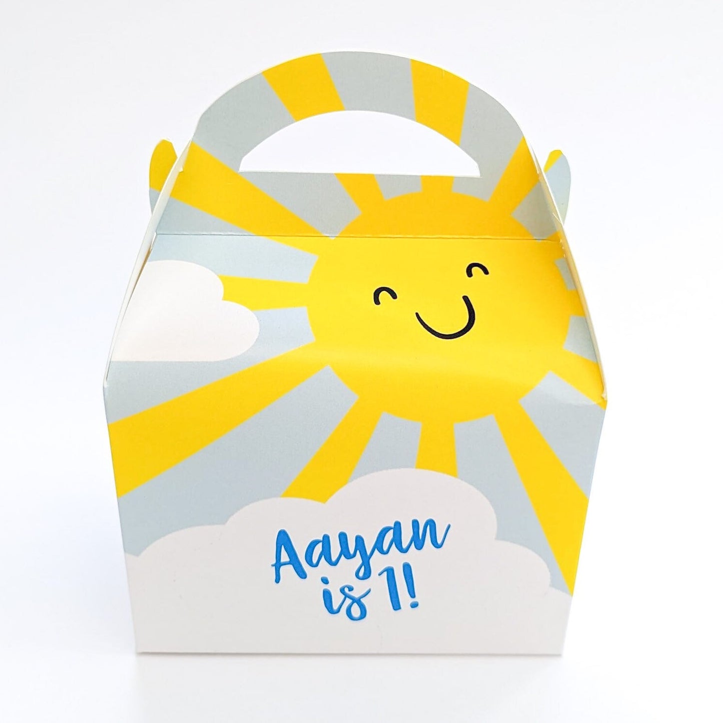 Sunshine Personalised Children’s Party Box Gift Bag Favour