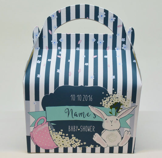 Bunny Floral Baby Shower Hen Party Favour Gift Box