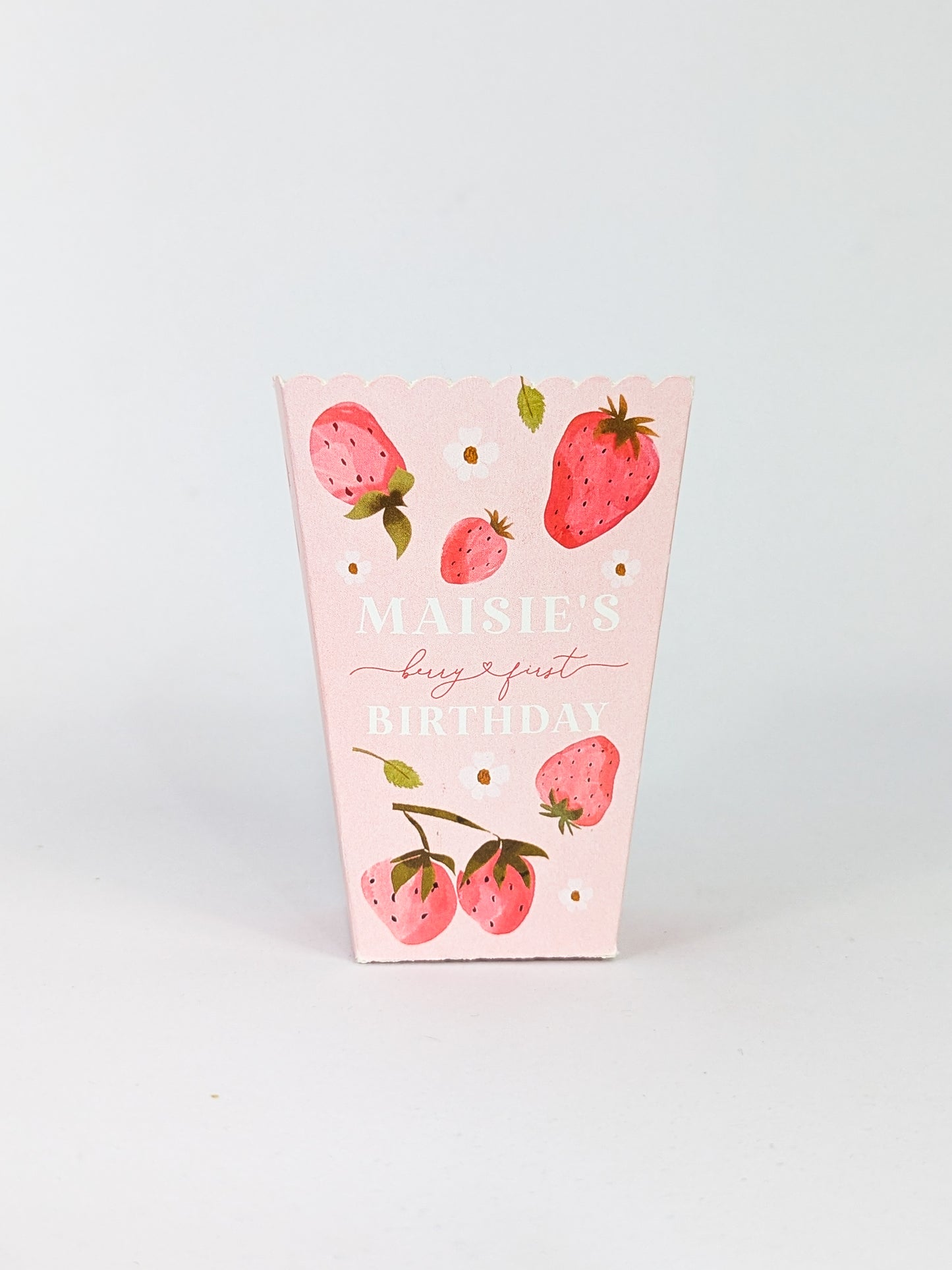 Berry Sweet Birthday Party Decor, Strawberry Theme Favour Boxes