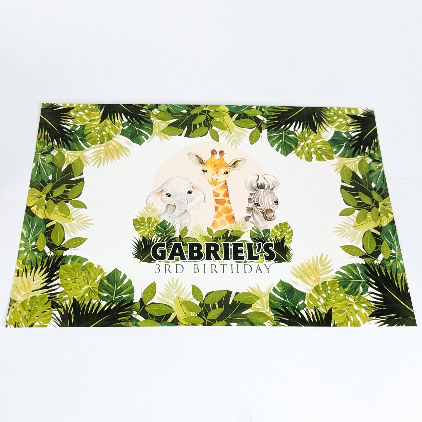 Personalised Jungle Animal Birthday Party Boxes and Decor Items