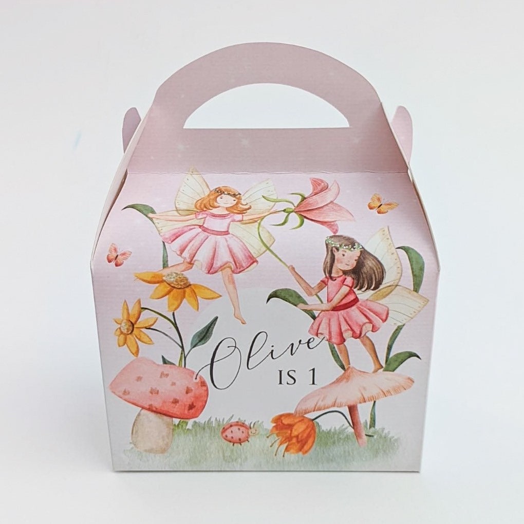 Personalised Fairy Birthday Party Decor, Fairies Treat Bags
