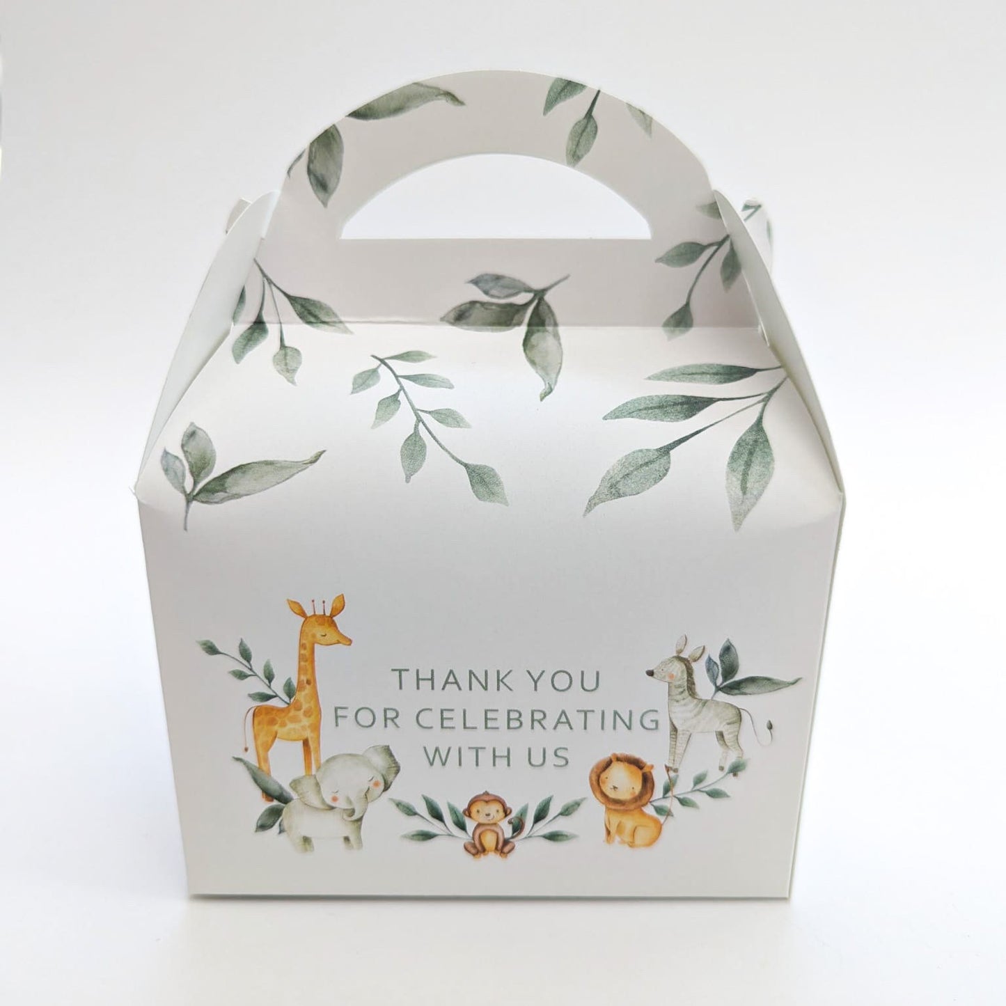 Personalised  Wild One Boho Jungle Animal Party Decor and Treat Bags