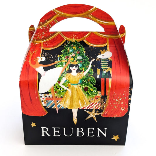 Personalised Classic Christmas Nutcracker Treat Boxes Advent Party Box favours