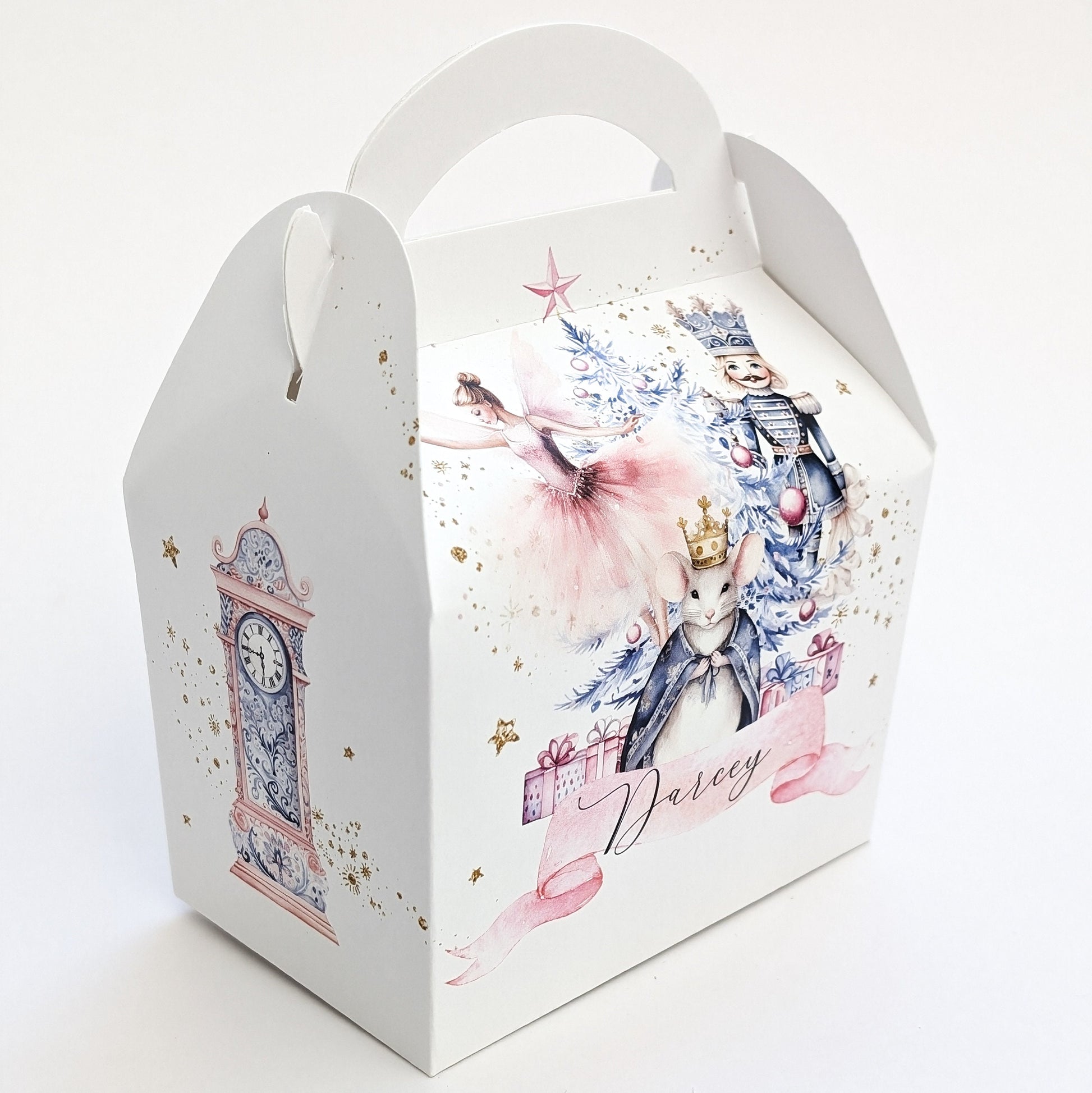 Personalised Classic Christmas Nutcracker Treat Boxes Advent Party Box favours