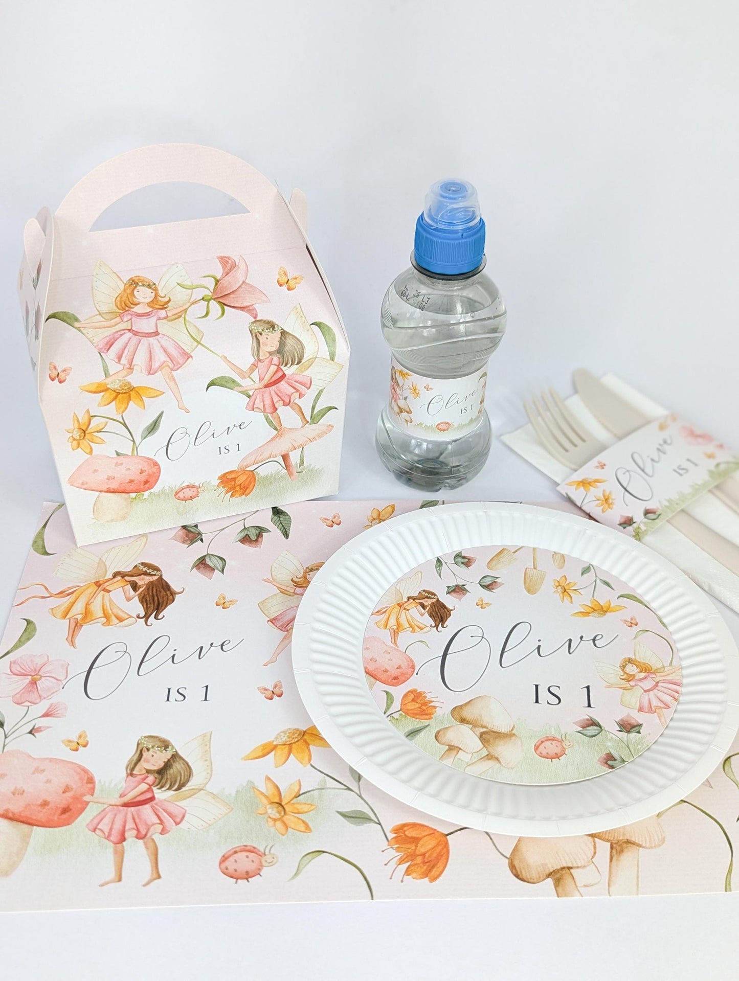 Personalised Fairy Birthday Party Decor, Fairies Treat Bags