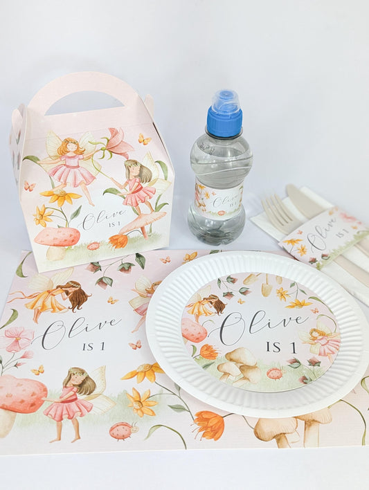 Personalised Fairy Birthday Party Decor, Fairies Treat Bags