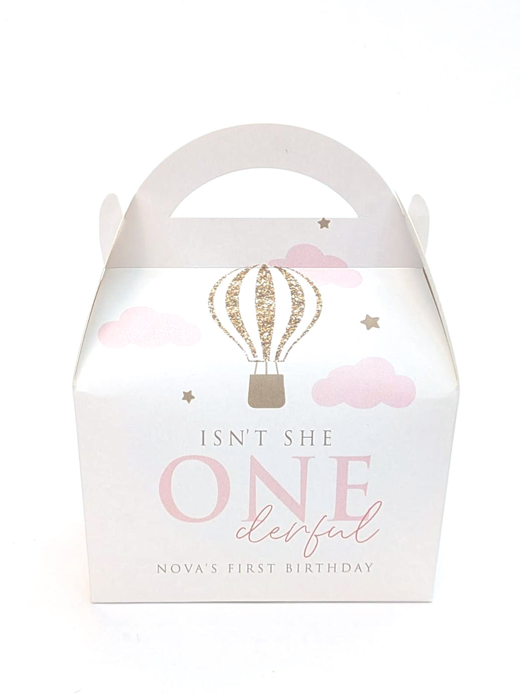 ONEderful Birthday Party Boxes, Hot Air Balloon First Birthday boxes