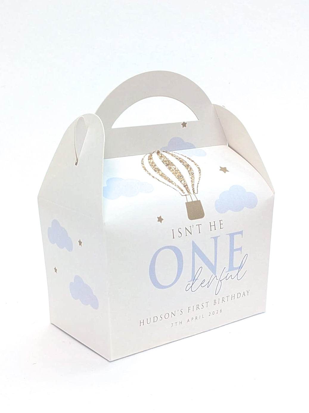 ONEderful Birthday Party Boxes, Hot Air Balloon First Birthday boxes
