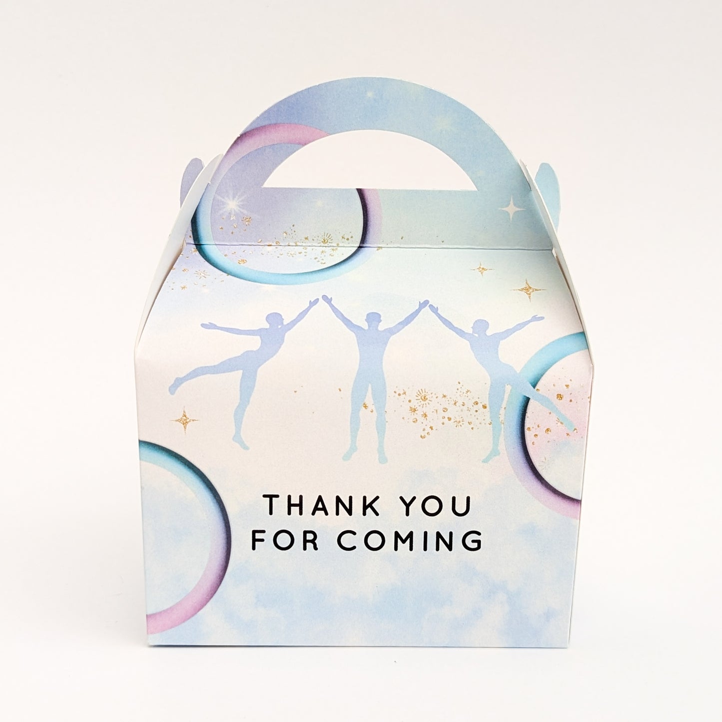 Gymnastics Male Boys Personalised Children’s Party Box Gift Bag Favour