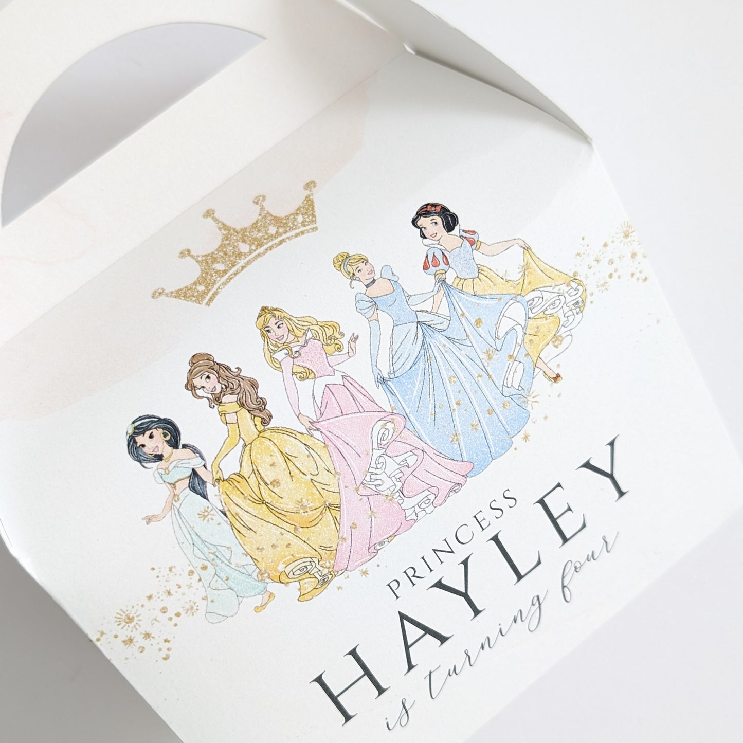 PRINCESSES Disney Princess Inspired Birthday Party Treat Boxes Gift Bags