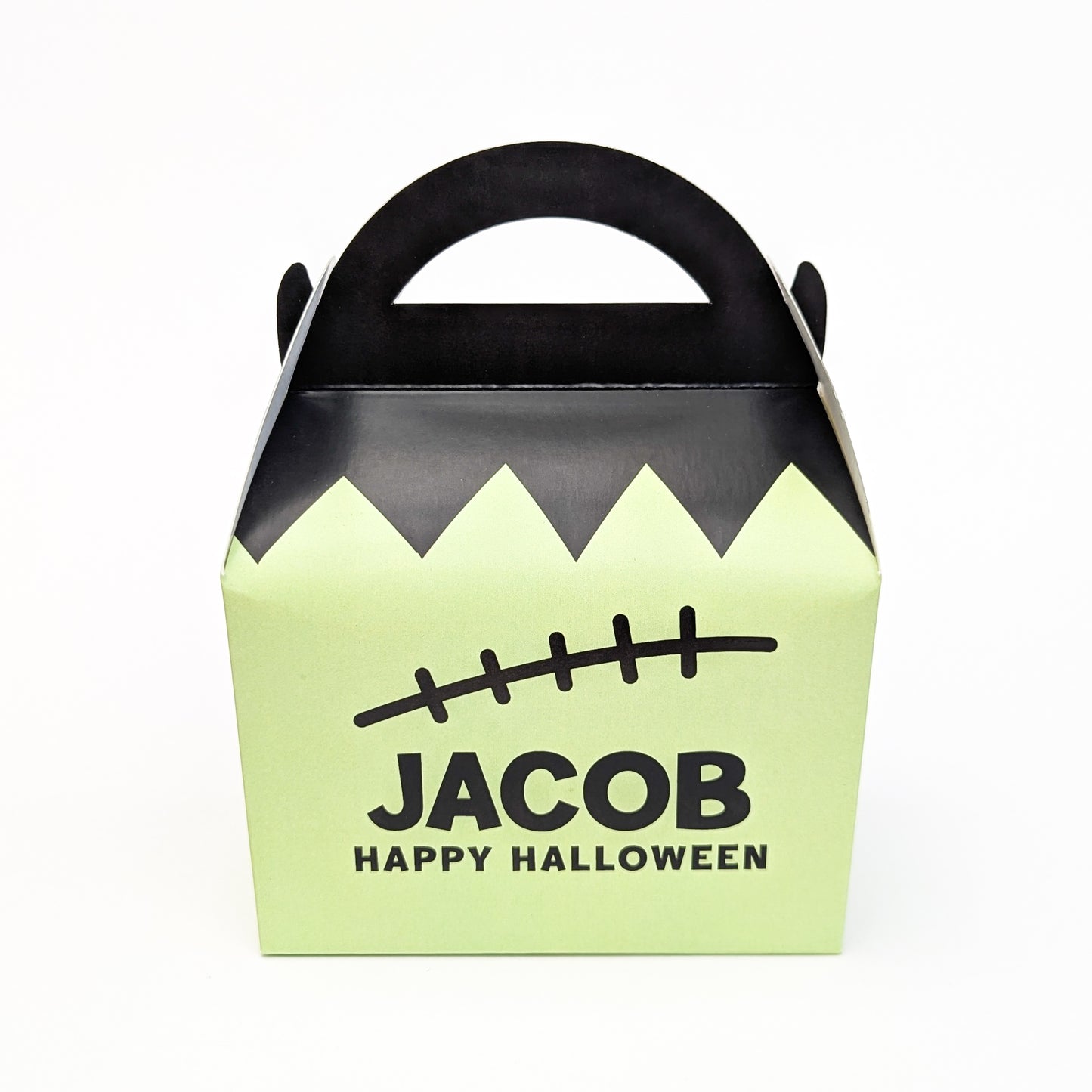 HALLOWEEN Frankenstein Personalised Children’s Party Box Gift Bag Favour