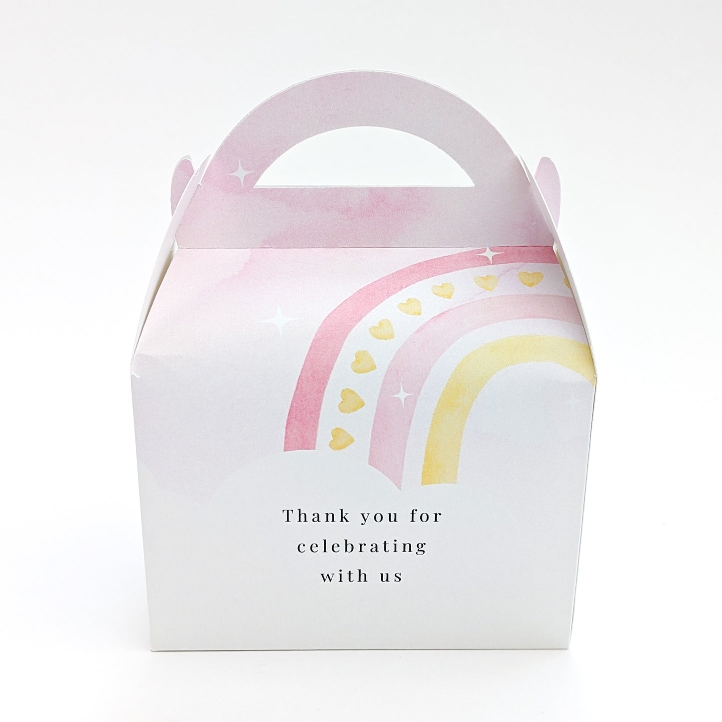 FIRST TRIP AROUND THE SUN Pastel Sunshine Personalised Children’s Party Box Gift Bag Favour