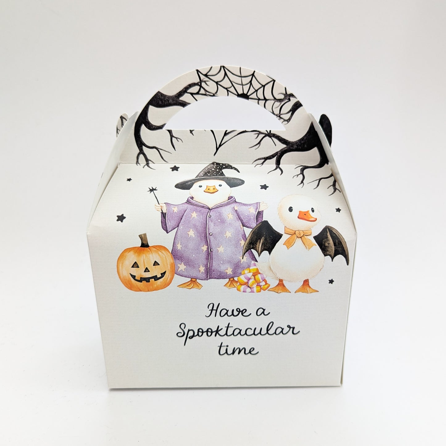 HALLOWEEN Cute Personalised Children’s Party Box Gift Bag Favour