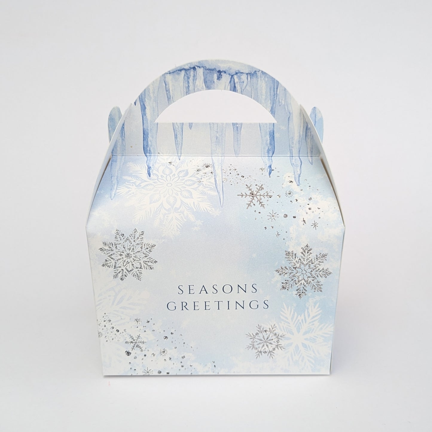 Personalised Winter Wonderland Snow Ice  Arctic Christmas Treat Boxes Advent Party Box favours