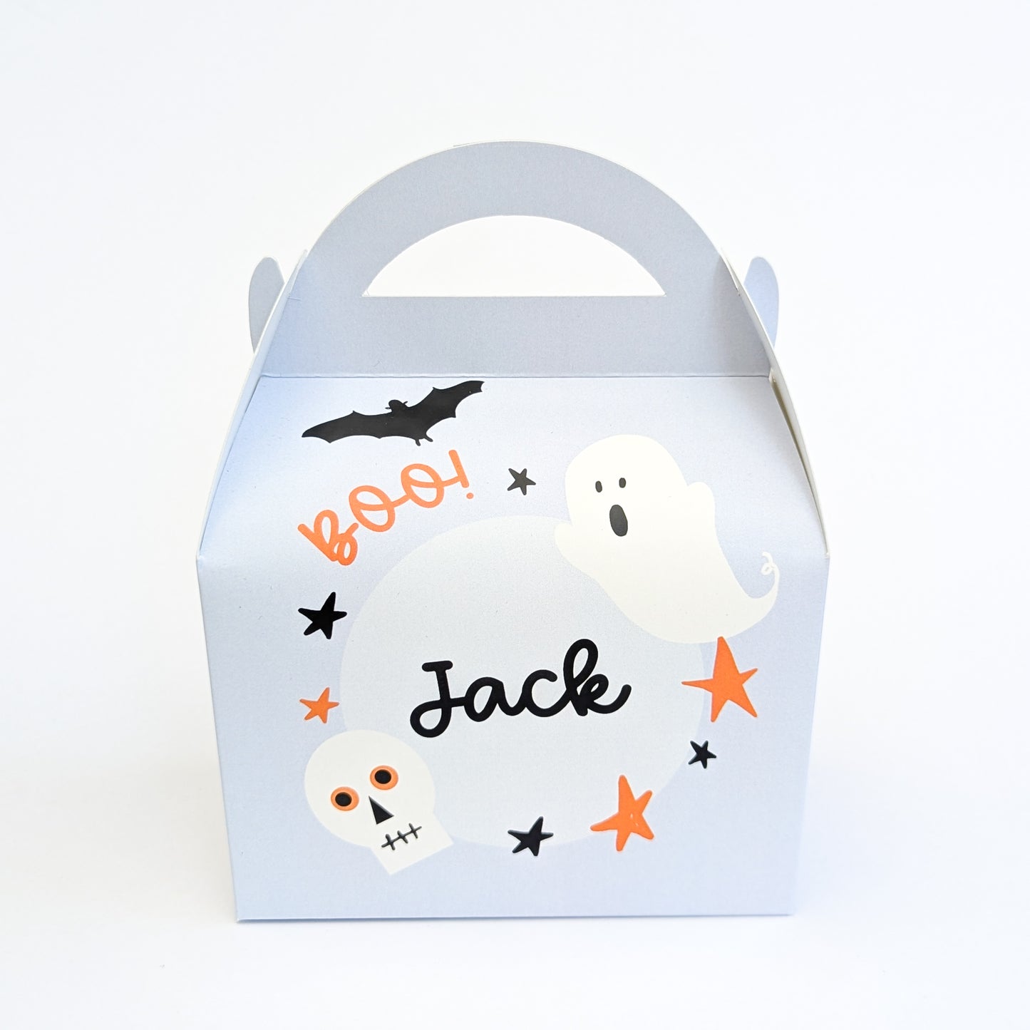 HALLOWEEN Cute Pastel Personalised Children’s Party Box Gift Bag Favour