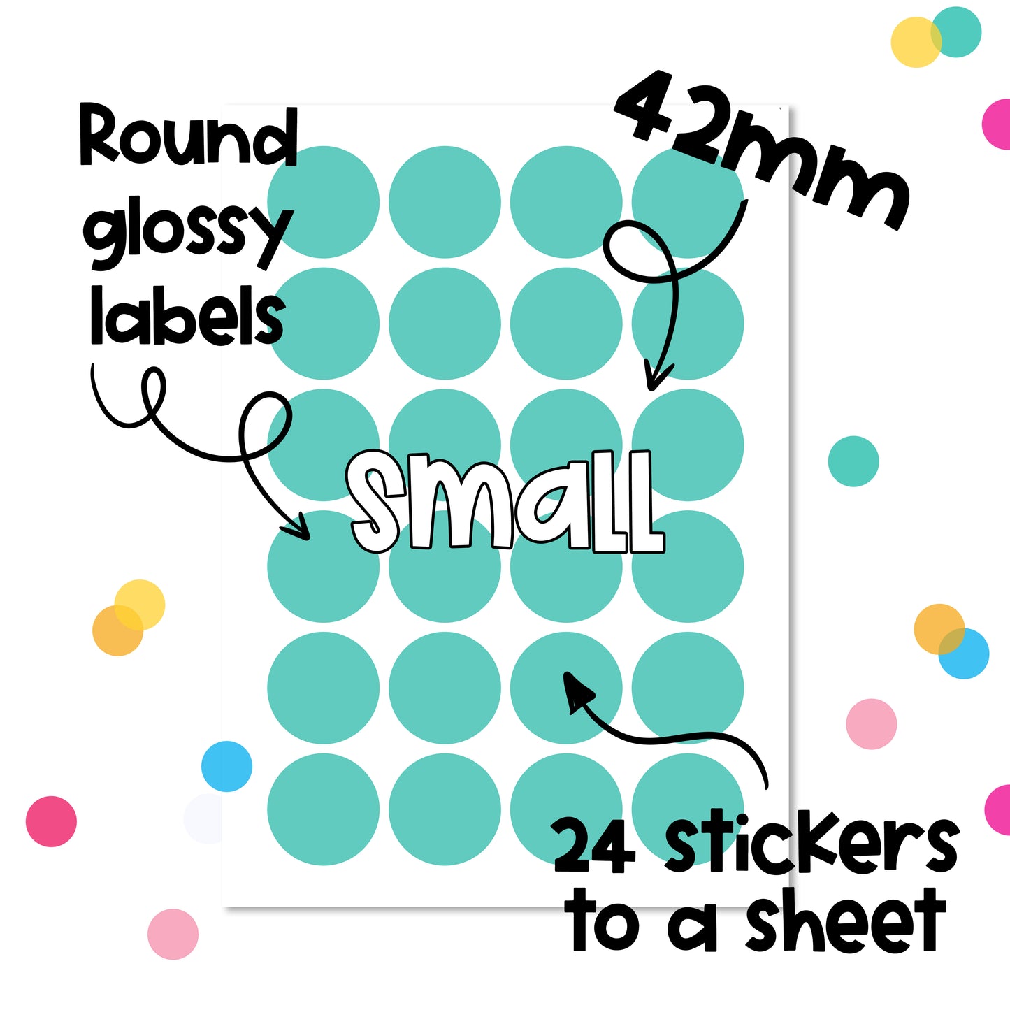 PERSONALISED STICKERS Multiple sizes and colours Teddy Bear Boho Sweet Cone Gift label Trick or Treat