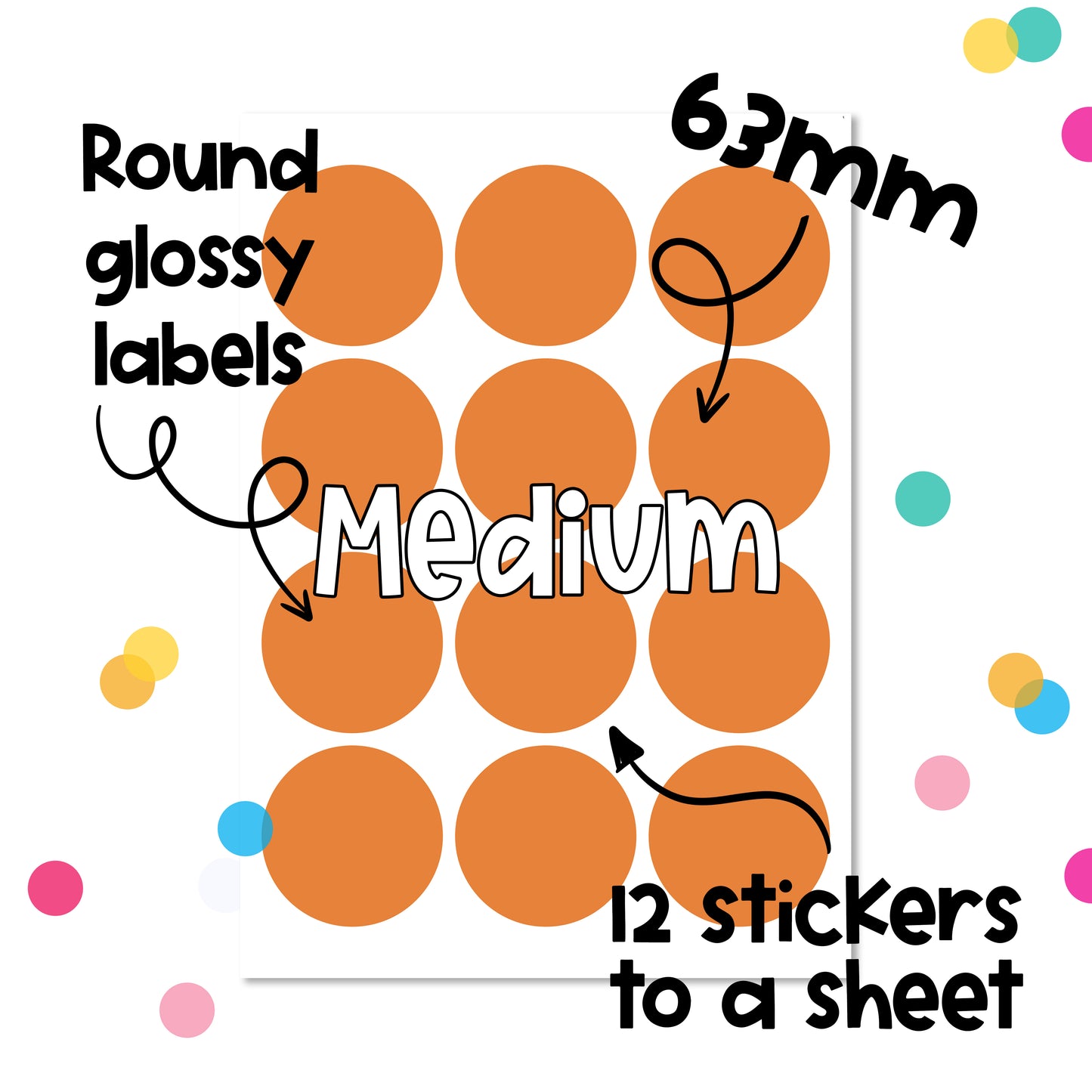 PERSONALISED STICKERS Multiple sizes and colours Teddy Bear Boho Sweet Cone Gift label Trick or Treat