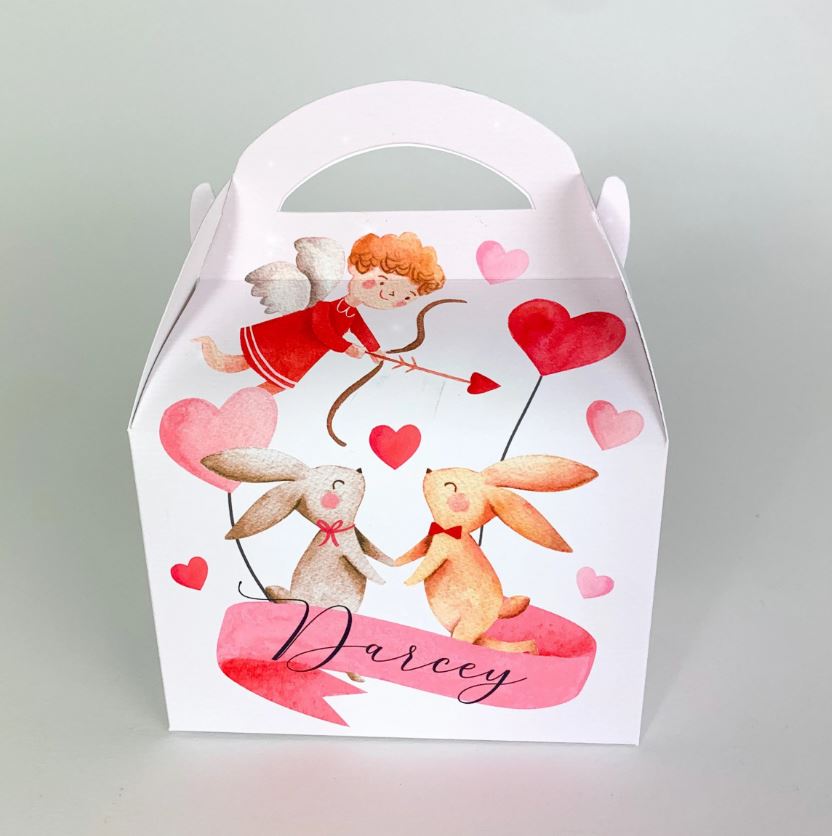 VALENTINES DAY Personalised Treat Boxes Gift Bags