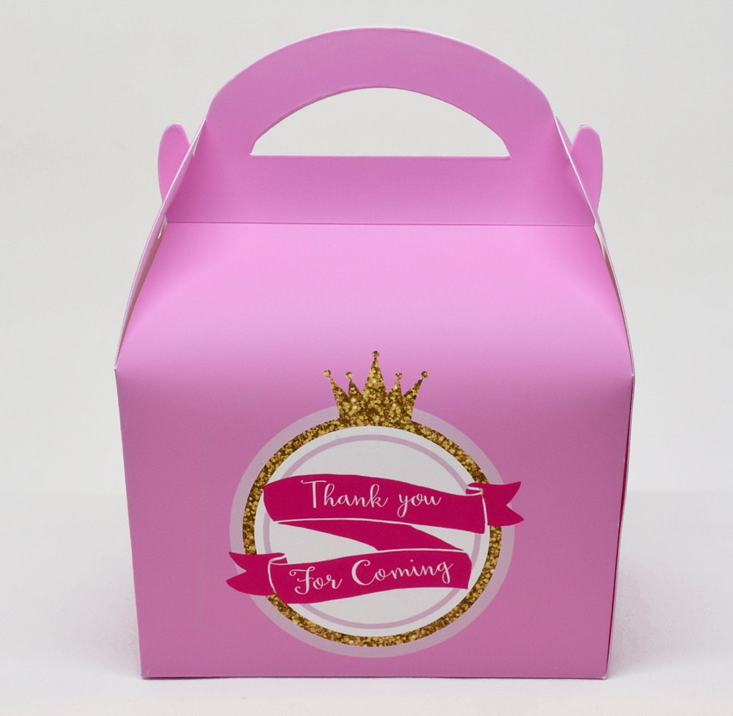 Customisable Princess Glitter Personalised Children’s Party Box Gift Bag Favour