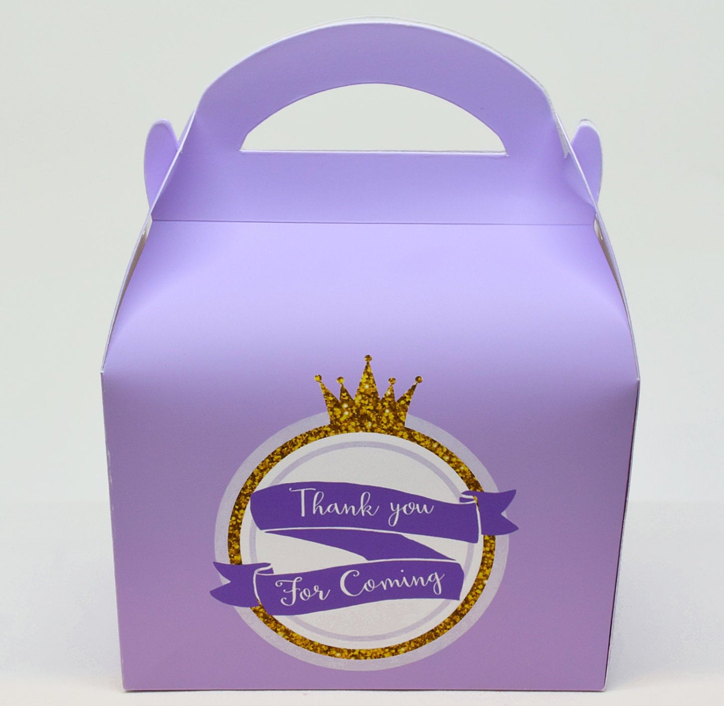 Customisable Princess Glitter Personalised Children’s Party Box Gift Bag Favour