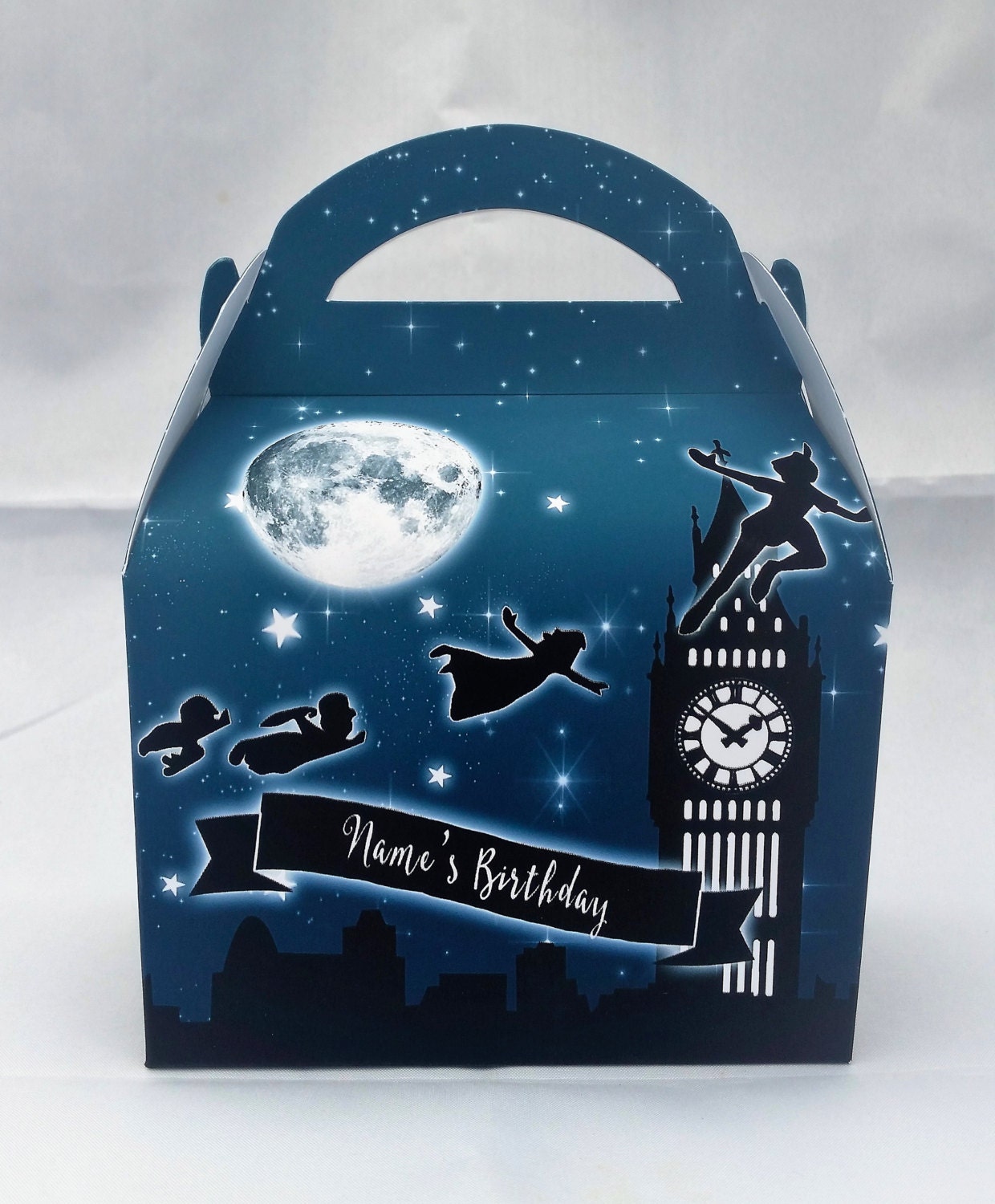 Peter Pan Personalised Children’s Party Box Gift Bag Favour