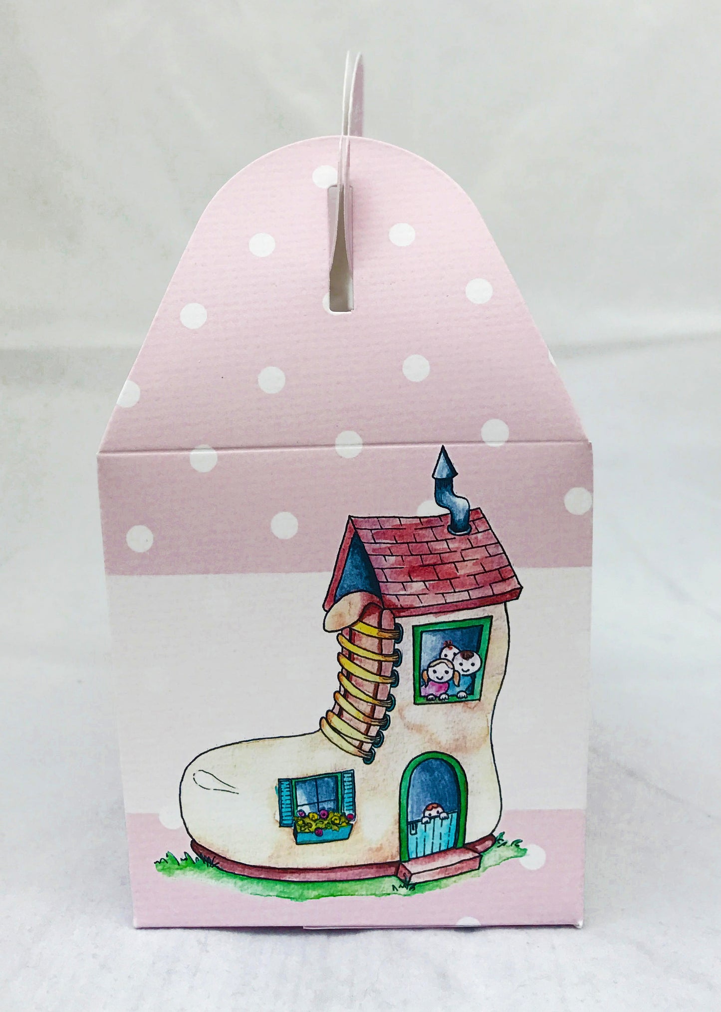 Watercolour Nursery Rhymes Children’s Party Box Gift Bag Favour