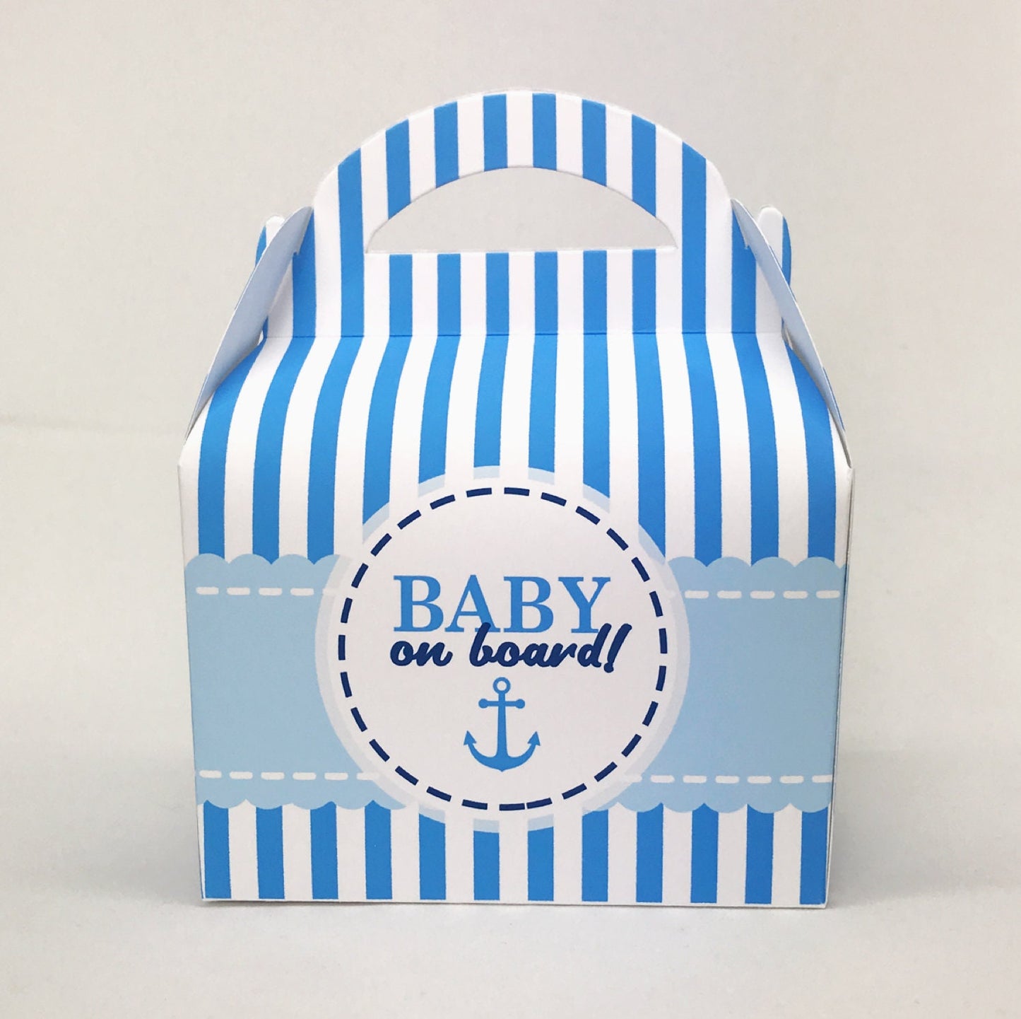 BABY SHOWER Pink or Blue Baby on Board Baby Shower Party Favour Gift Box