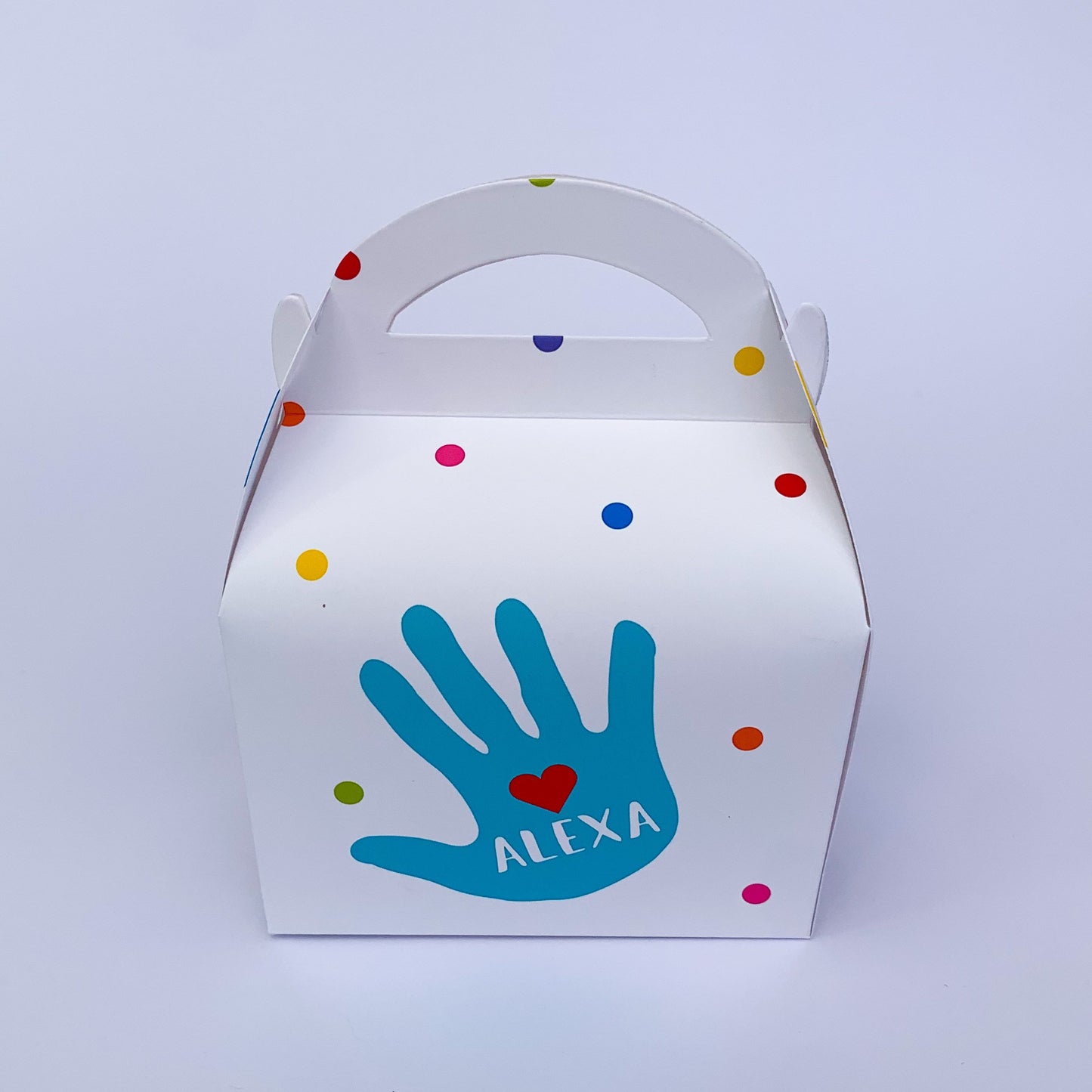 High five Personalised Children’s Party Box Gift Bag Favour