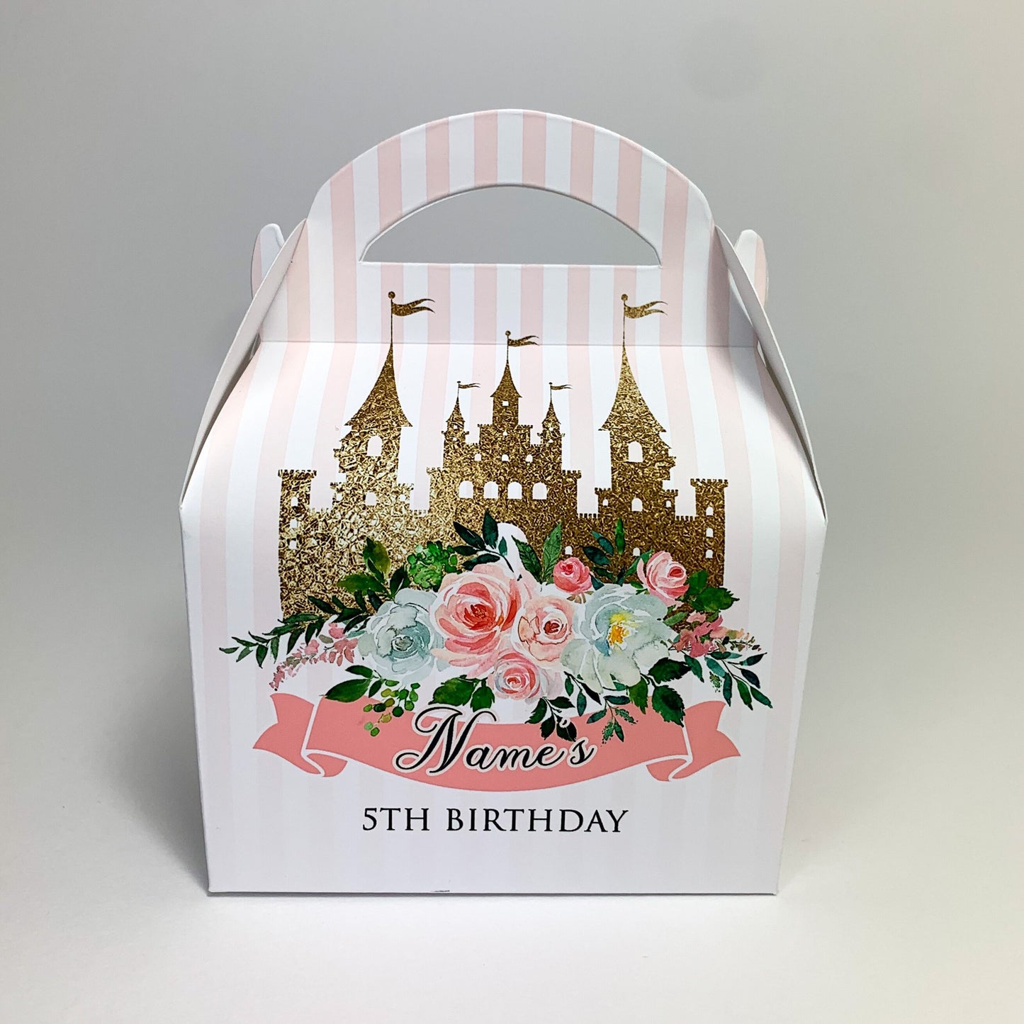 Princess and Prince Floral Personalised Children’s Party Box