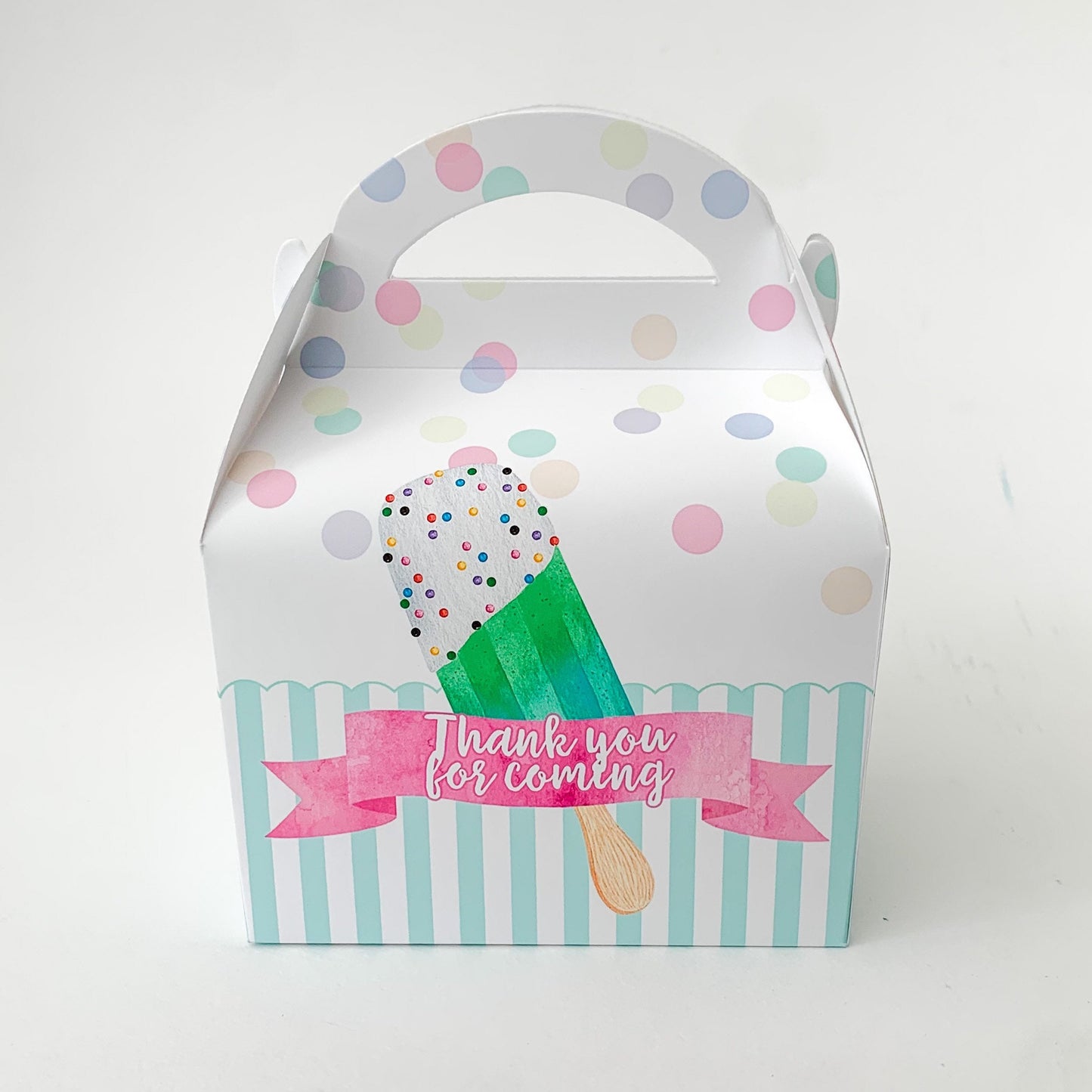 Ice cream and summer daydreams Personalised Children’s Party Boxes