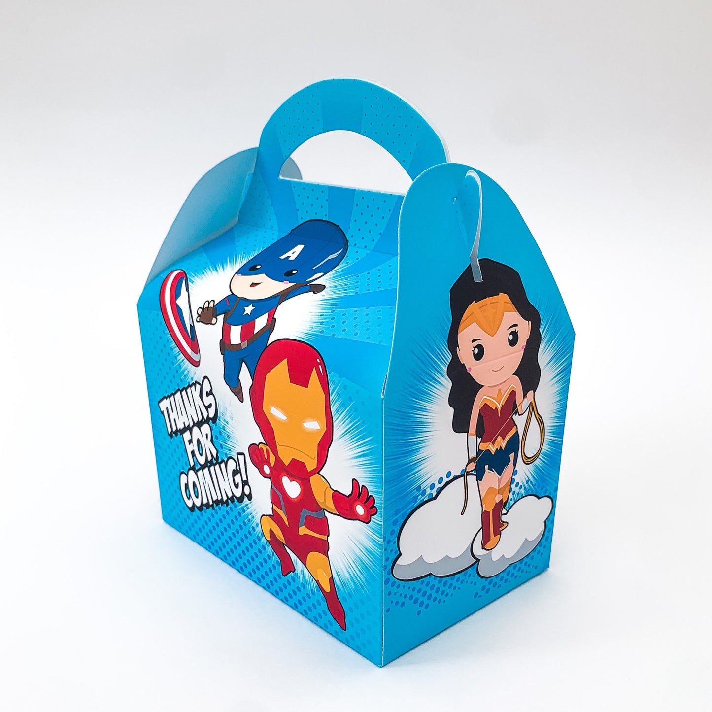 Superhero Personalised Children’s Party Box Gift Bag Favour